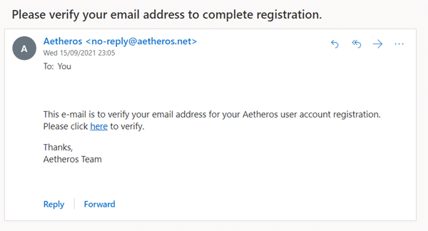 Email Verification
