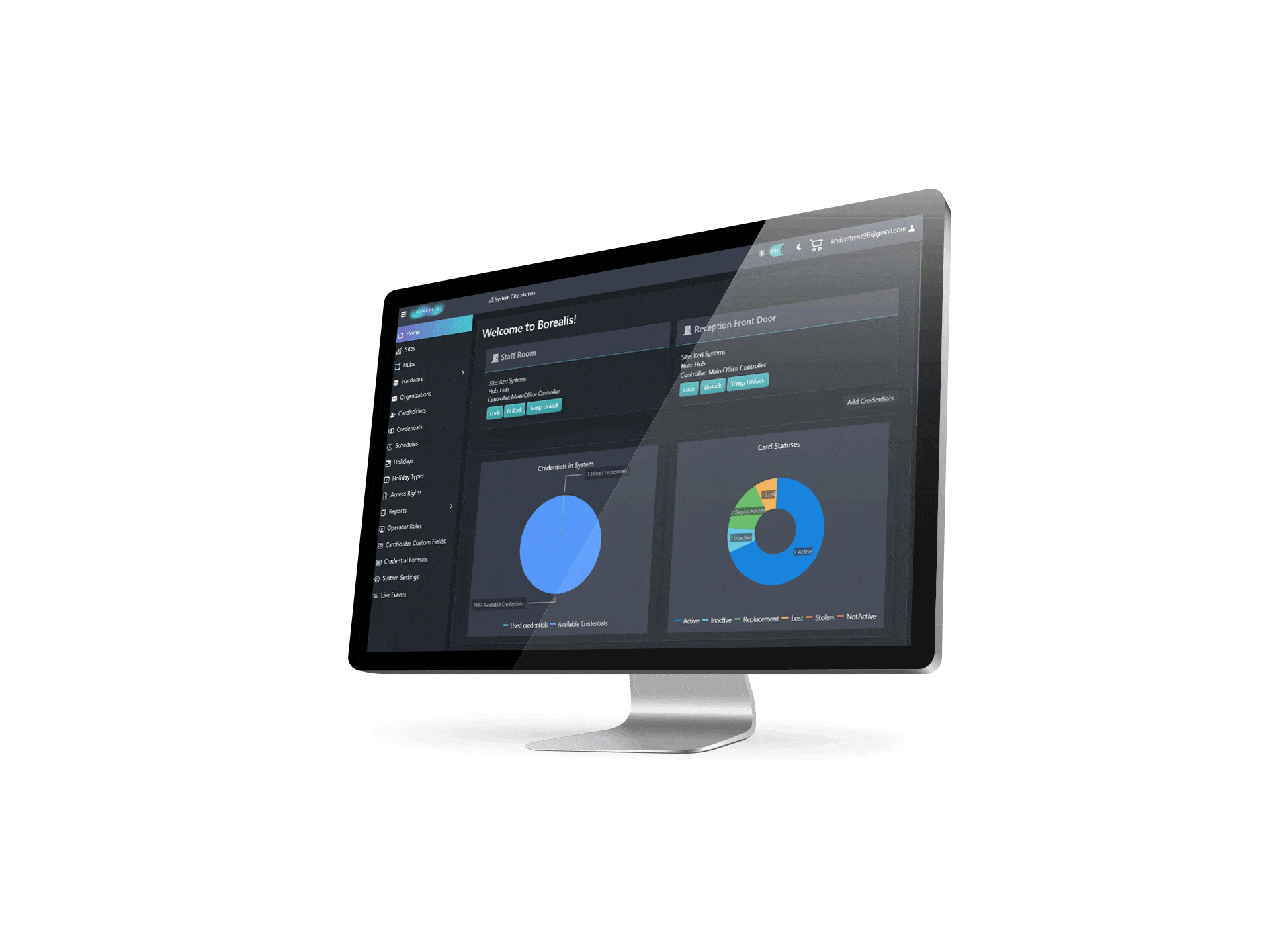 Borealis UI computer