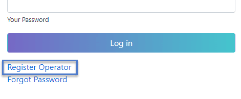 Register new operator